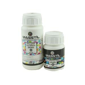 Masstil Ultra Şeffaf İnce Döküm Epoksi 150 gr Reçine + Sertleştirici