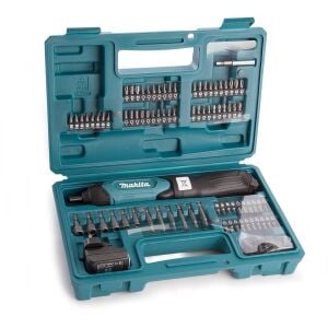 Makita DF001DW Entegre Li-ion Akülü Kalem Tip Vidalama Seti 81 Parça