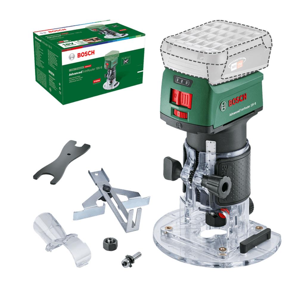 Bosch AdvancedTrimRouter 18V-8 Freze (Akü ve Şarj Cihazı Hariç)