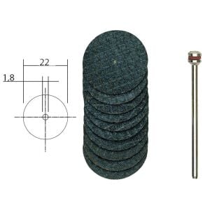 Proxxon 28808 Kesme Taşı Seti 22 mm 10'lu Paket