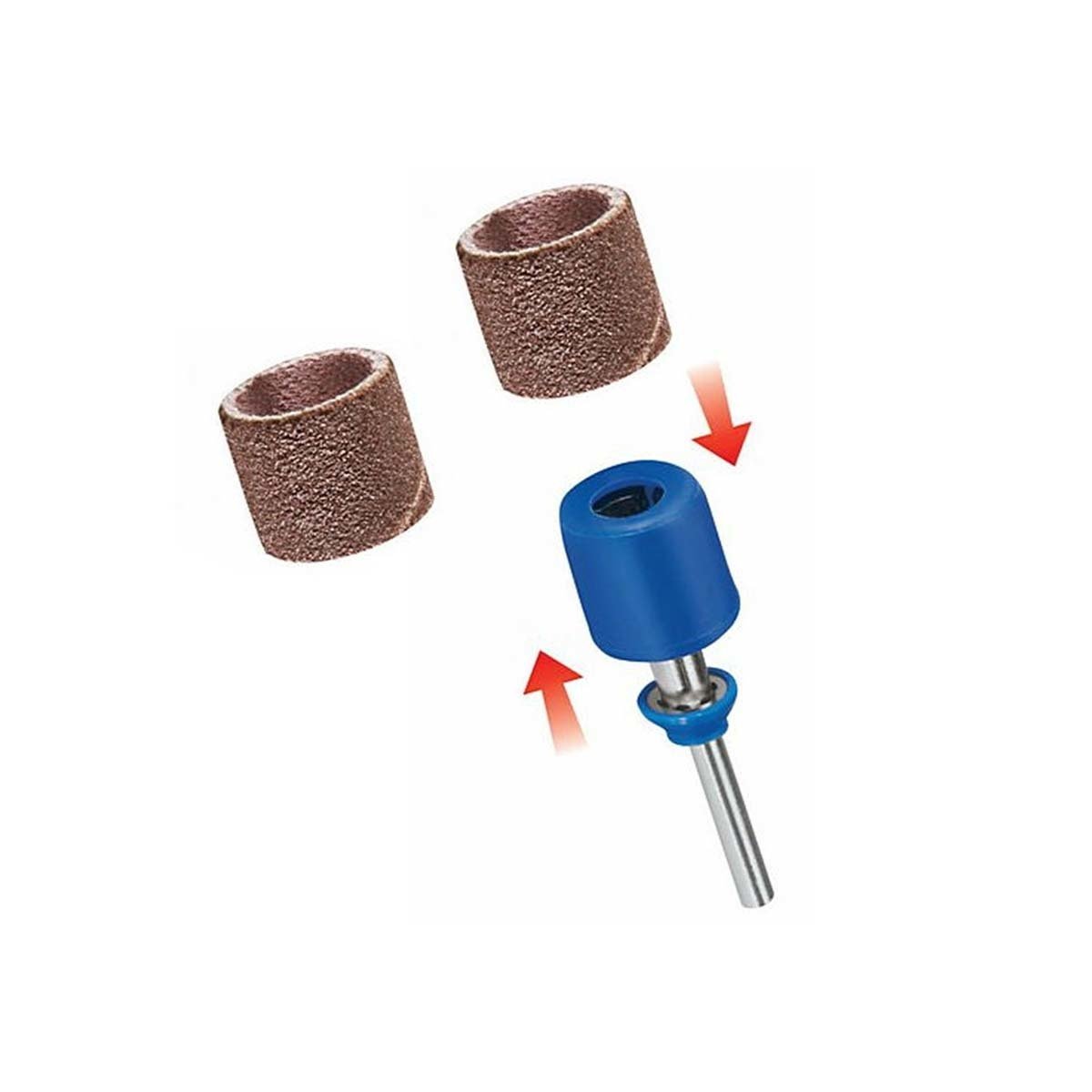 Dremel SC407 EZ SpeedClic Zımparalama Mandreni ve Zımparalama Bandı