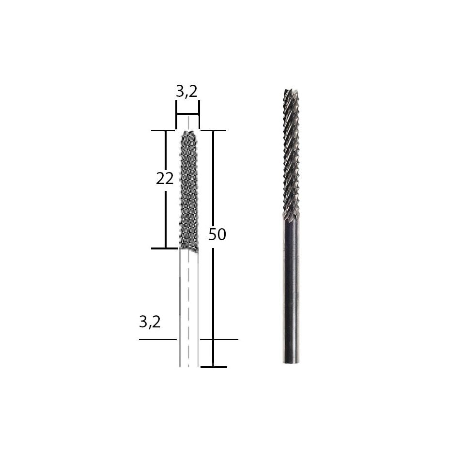 Proxxon 28757 Tungsten Karbür Freze Ucu 3.2 mm