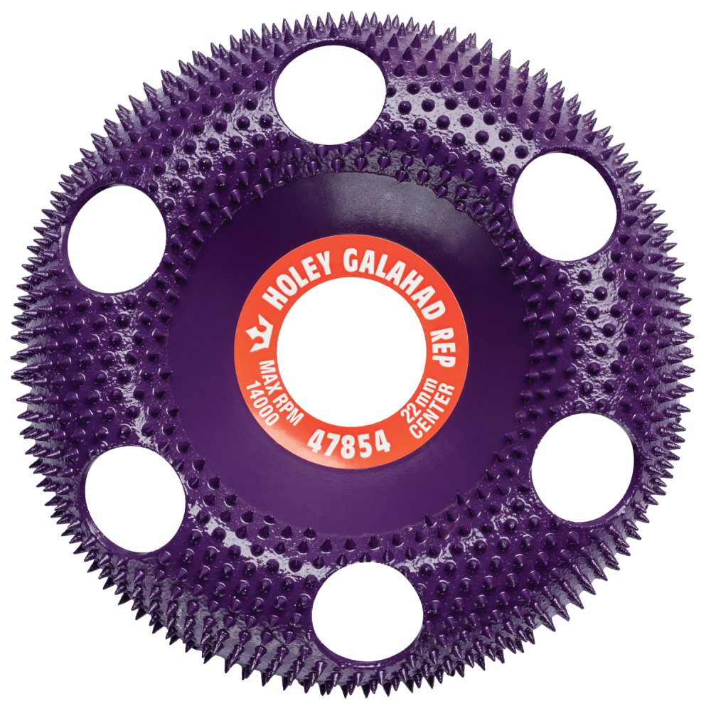 King Arthur's Tools 47854 REP Holey Galahad Ekstra Kaba Mor Törpü Disk