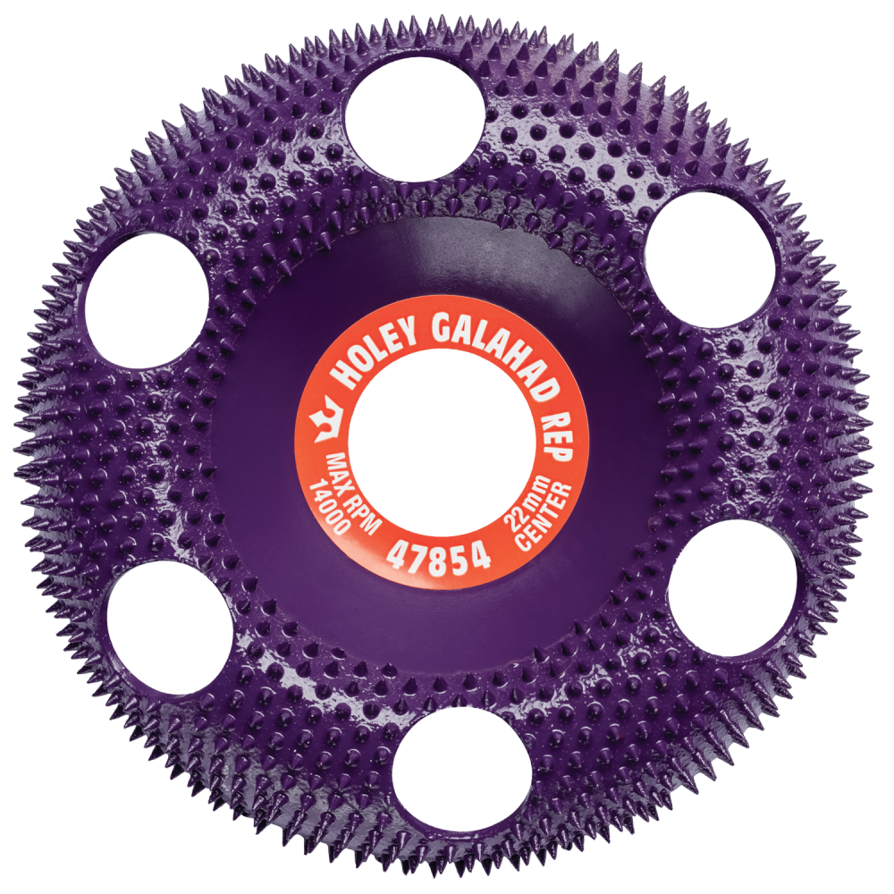 King Arthur's Tools 47854 REP Holey Galahad Ekstra Kaba Mor Törpü Disk