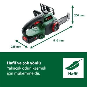 Bosch UniversalChain 18 Akülü Zincirli Budama 18V 2.5Ah