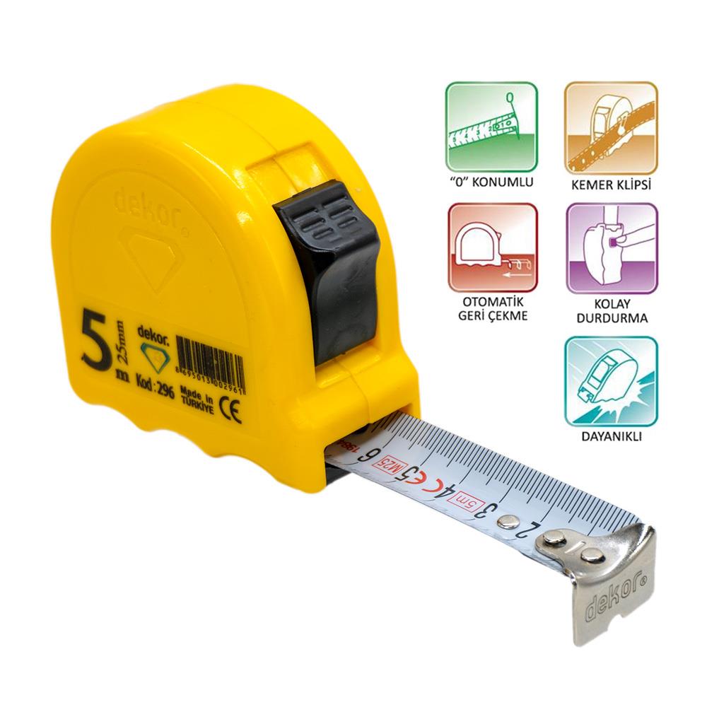 Dekor 296 Şerit Metre 5mt x 25mm