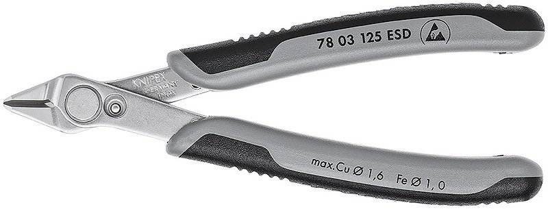 KNIPEX 78 03 125 ESD Süper Knips Keski 125 mm