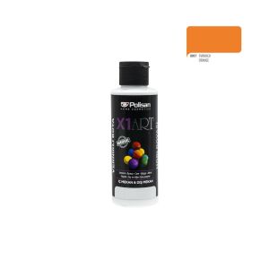 Polisan X1ART Vernikli Hobi Boyası 120ml - Turuncu