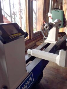 Titi 3610 Ahşap Torna Mandren Seti Scheppach DM460 T için