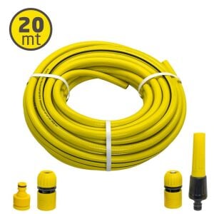 6358 Garden Kit 1/2'' (12.5mm) PVC Bahçe Hortumu 20 mt