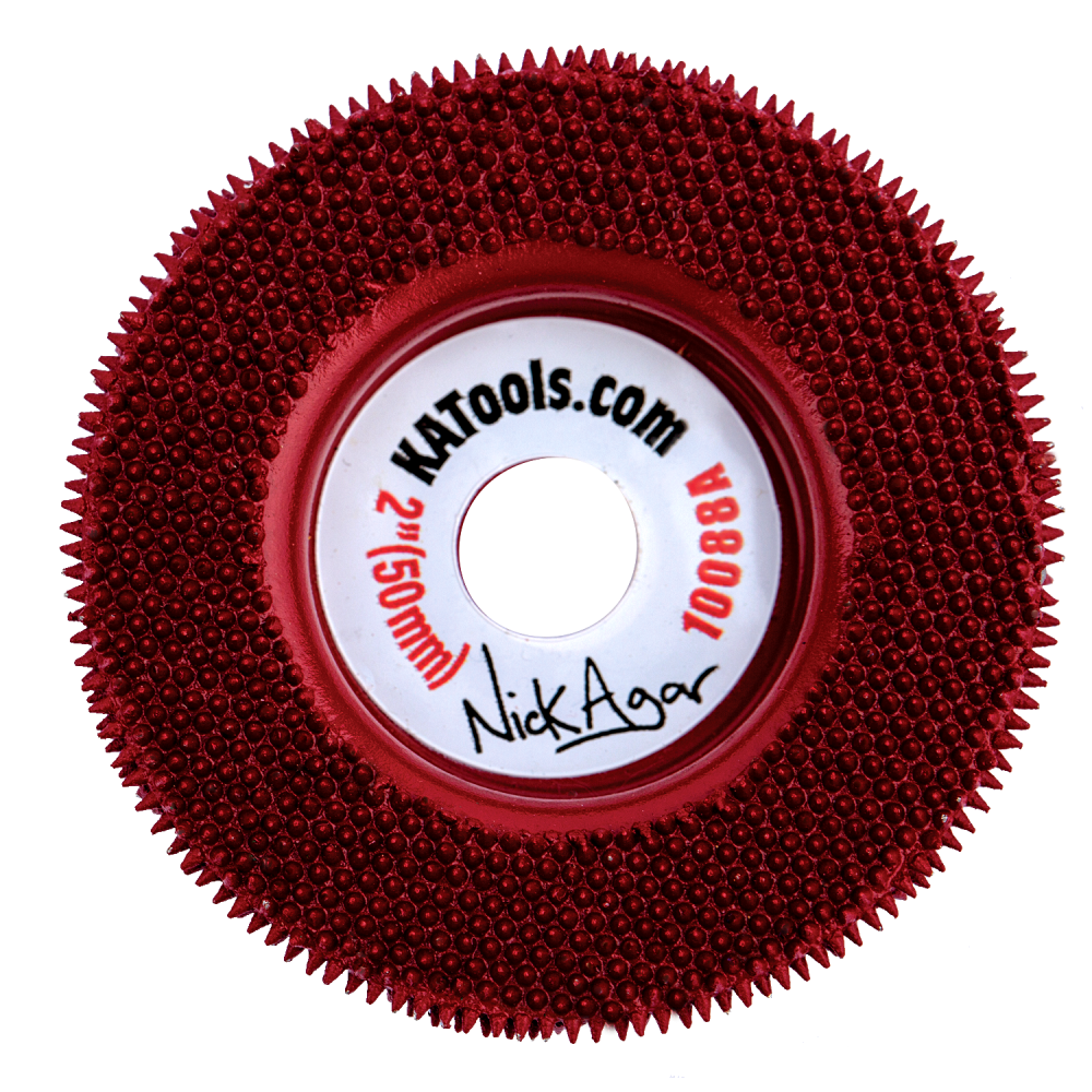 King Arthur's Tools 10088 Tungsten Karbür Törpü Orta 50 mm (Proxxon İçin)