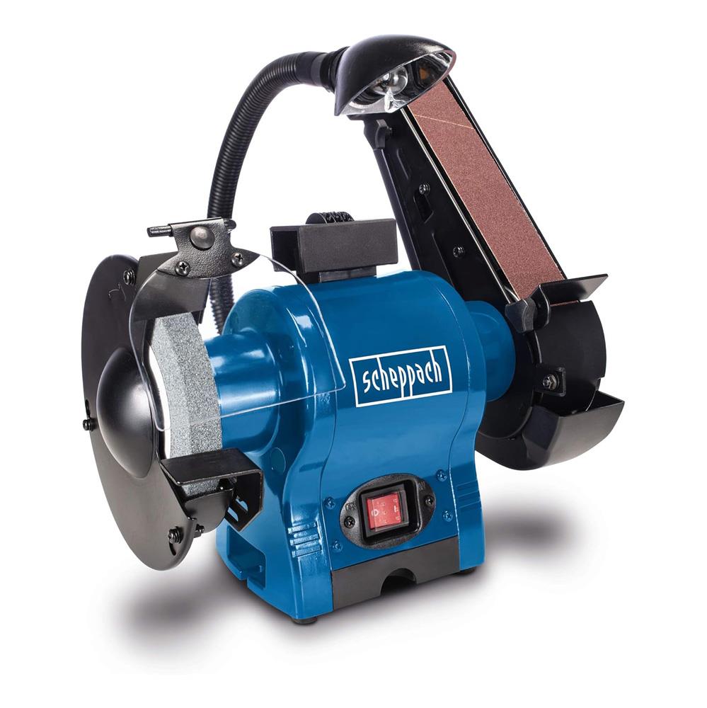 Scheppach BGS700 Bant Zımparalı Tezgah Üstü Taş Motoru 370 Watt