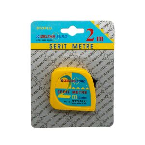 İzeltaş 0588526002 Euro Plastik Stoplu Şerit Metre 2 mt