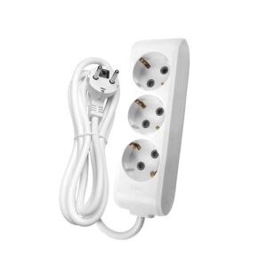 Viko 90113305 Multi-let Topraklı 3'lü Grup Priz 5 Metre Kablolu