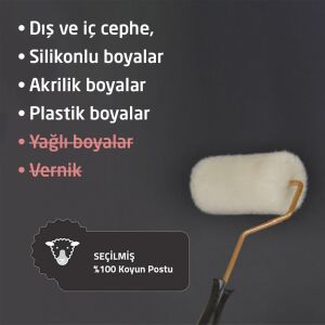 Dekor 1035 Pösteki Rulo 20 cm (%100 Koyun Postu)