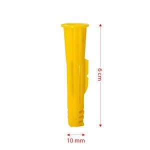 Master 501171 Performans Plastik Roket Dübel 10 mm (500 Adet)