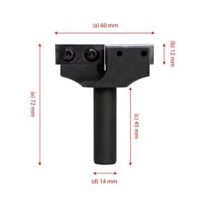 Titi 5529 Jiletli Tabla Tarama Bıçağı 60mm Z2 (Sap:14mm)