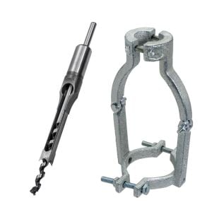 Rox Wood 0271 Kare Delik Zıvana Adaptörü (10 mm Matkap Uçlu)