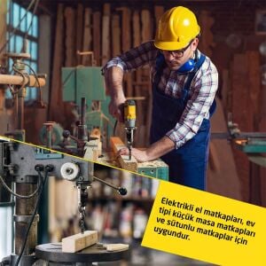 Rox Wood 0271 Kare Delik Zıvana Adaptörü (10 mm Matkap Uçlu)