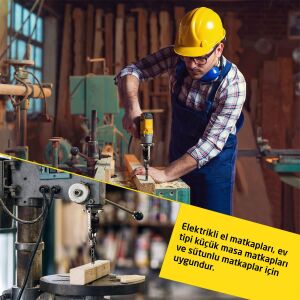 Rox Wood 0271 Kare Delik Zıvana Adaptörü (10 mm Matkap Uçlu)