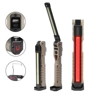 Rox 0221 Şarjlı Katlanır Çok Amaçlı Çalışma Feneri 2000 Lümen