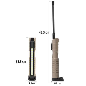 Rox 0221 Şarjlı Katlanır Çok Amaçlı Çalışma Feneri 2000 Lümen