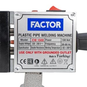 Factor FCCW1500 PPRC Plastik Boru Kaynak Makinası 1500 Watt