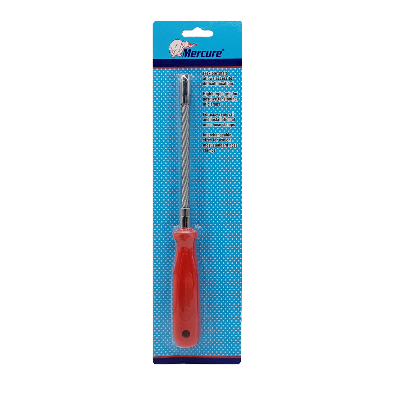 Mercure Spiral Esnek Lokma Tornavida 8 mm