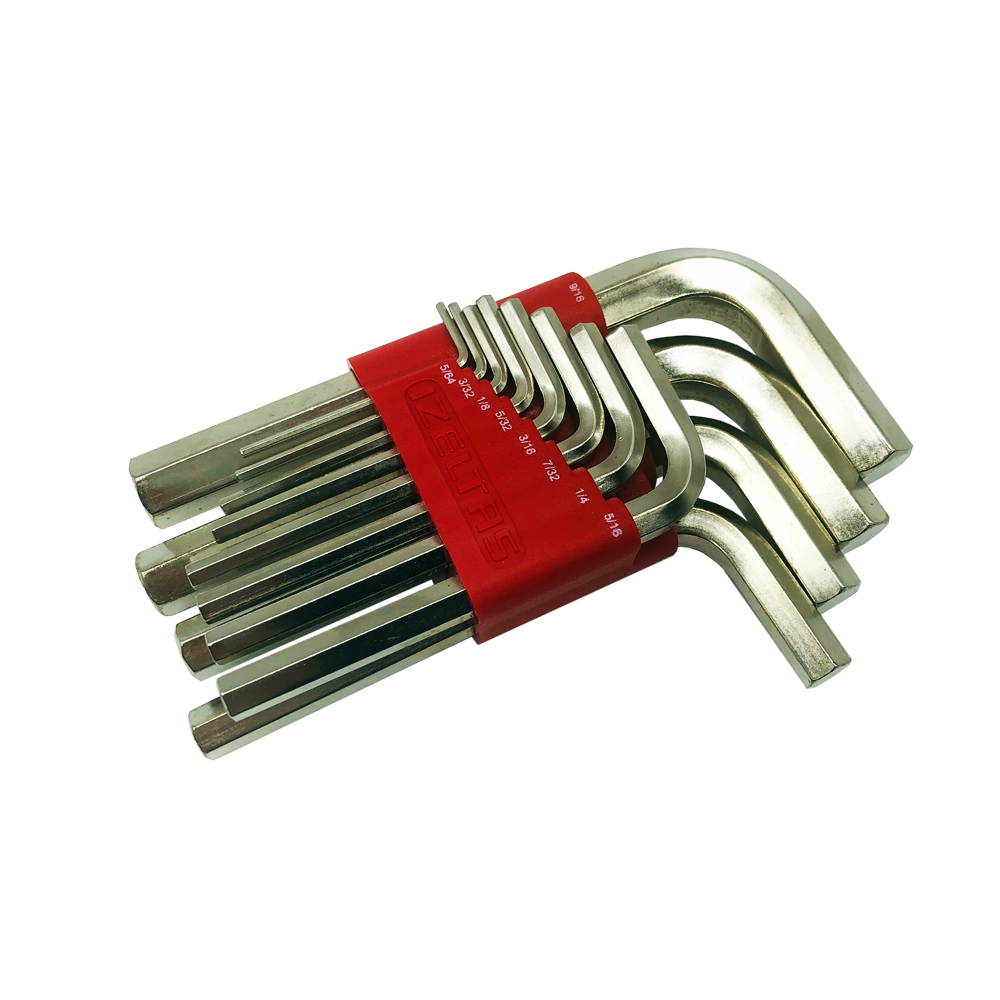 İZELTAŞ Allen Anahtar Takımı Altı Köşe Sae 12'li Set