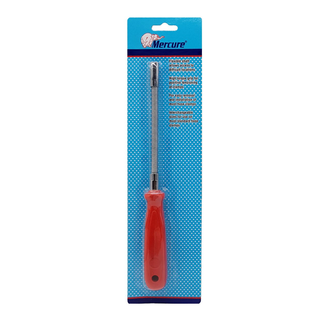 Mercure Spiral Esnek Lokma Tornavida 10 mm