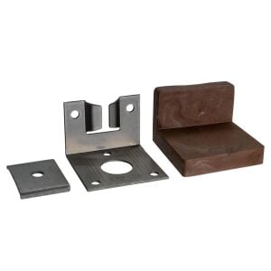 6093 Dolap L Askı Elemanı 1.2 mm - Kahverengi