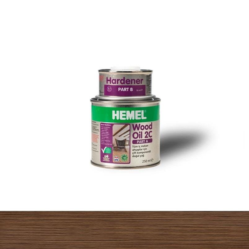 Hemel 15741 Wood Oil 2C Ahşap İçin Doğal Yağ 300ml Chocolate
