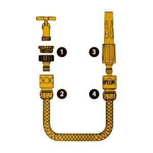 6359 Garden Kit 1/2'' (12.5mm) PVC Bahçe Hortumu 30 mt