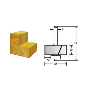 Eurostar TH14489 Freze Bıçağı Rulmanlı Lamba Bıçağı 20 mm