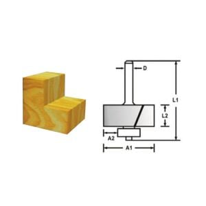 Eurostar TH14489 Freze Bıçağı Rulmanlı Lamba Bıçağı 20 mm