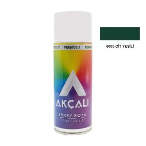 Akçalı Sprey Boya Düz Renk 400 ml - 6005 Çit Yeşili