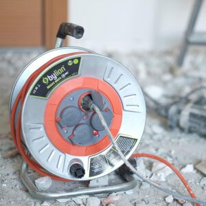 Bylion MMP50325F Metal Gövde Makaralı Kablo 3x2.5mm - 50 Mt