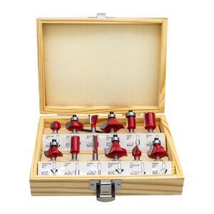 Rox Wood  0309 Ahşap Freze Seti 12 Parça (Sap: 6mm)