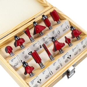 Rox Wood  0309 Ahşap Freze Seti 12 Parça (Sap: 6mm)