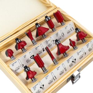 Rox Wood  0309 Ahşap Freze Seti 12 Parça (Sap: 6mm)