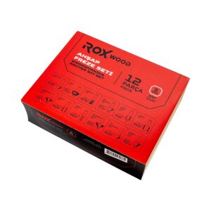 Rox Wood  0309 Ahşap Freze Seti 12 Parça (Sap: 6mm)