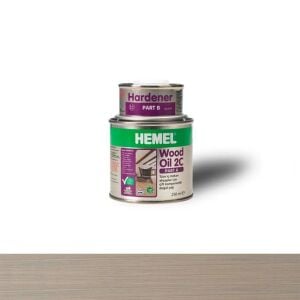 Hemel 15748 Wood Oil 2C Ahşap İçin Doğal Yağ 300ml Light Grey