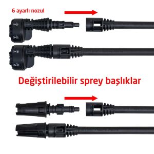 Max Extra MX5050 Akülü Yıkama Makinesi 30Bar 20V 2Ah (Tek Akülü)