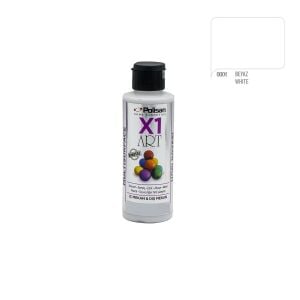 Polisan X1ART Multisurface Hobi Boyası 120ml - 0001 Beyaz