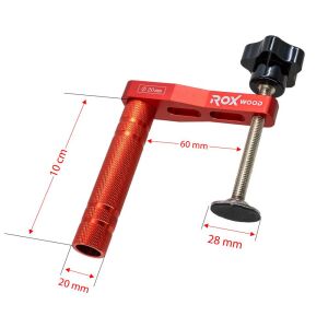 Rox Wood 0303 Alüminyum Dikey Marangoz Tezgah İşkencesi 20 mm