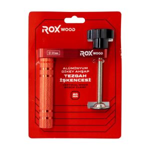 Rox Wood 0303 Alüminyum Dikey Marangoz Tezgah İşkencesi 20 mm