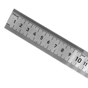 Rox 0201 Çift Taraflı Çelik Cetvel 1000 mm