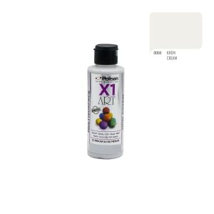 Polisan X1ART Multisurface Hobi Boyası 120ml - 0004 Krem