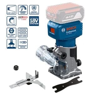 Bosch GLF 18V-8 Akülü Freze Makinası (Akü ve Şarj Cihazı Yoktur)
