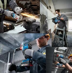 Bosch GWS 18V-8 + GBH 185-L + GDX 18V-285 Akülü Üçlü Set